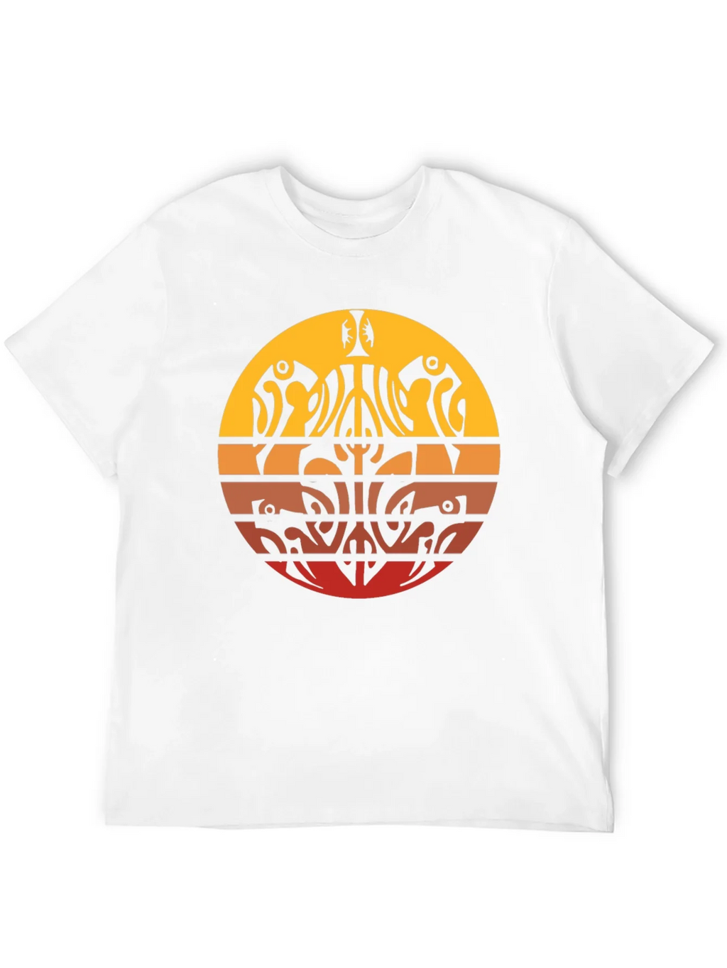 Tribal Sunset Graphic Tee - Casual Comfort product image 11