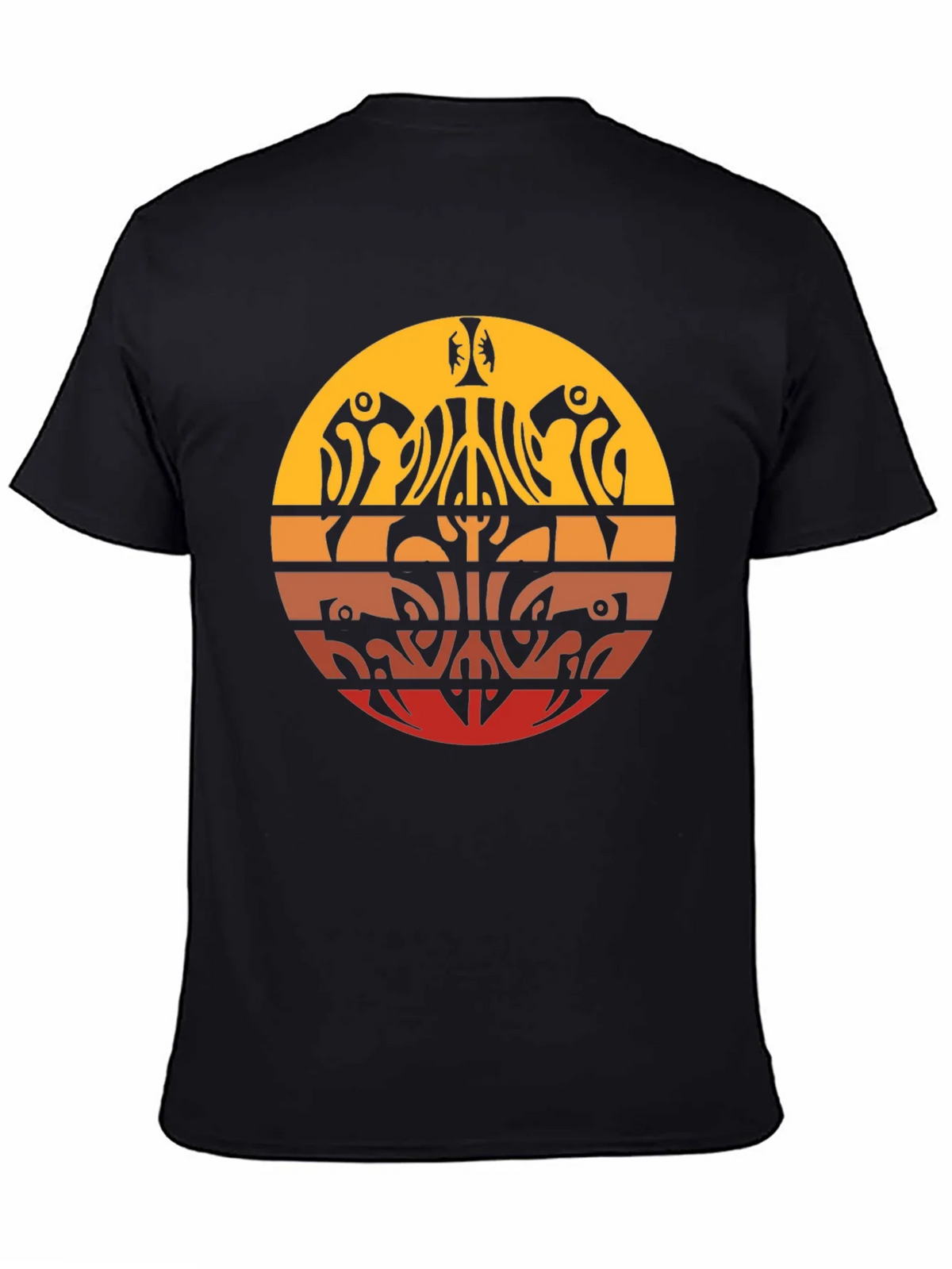 Tribal Sunset Graphic Tee - Casual Comfort product image 4