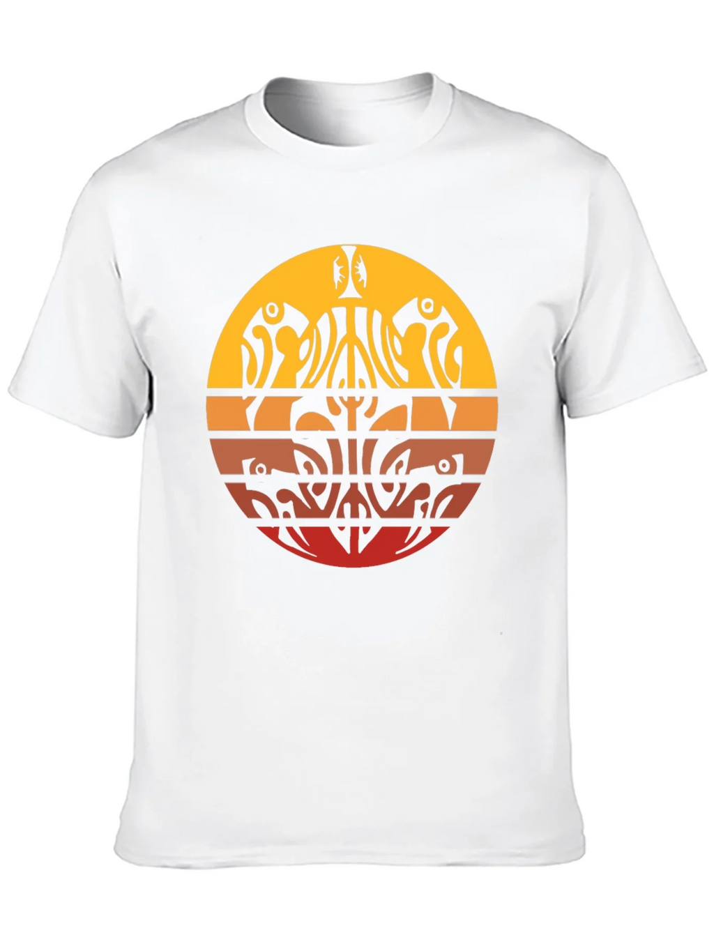 Tribal Sunset Graphic Tee - Casual Comfort product image 9