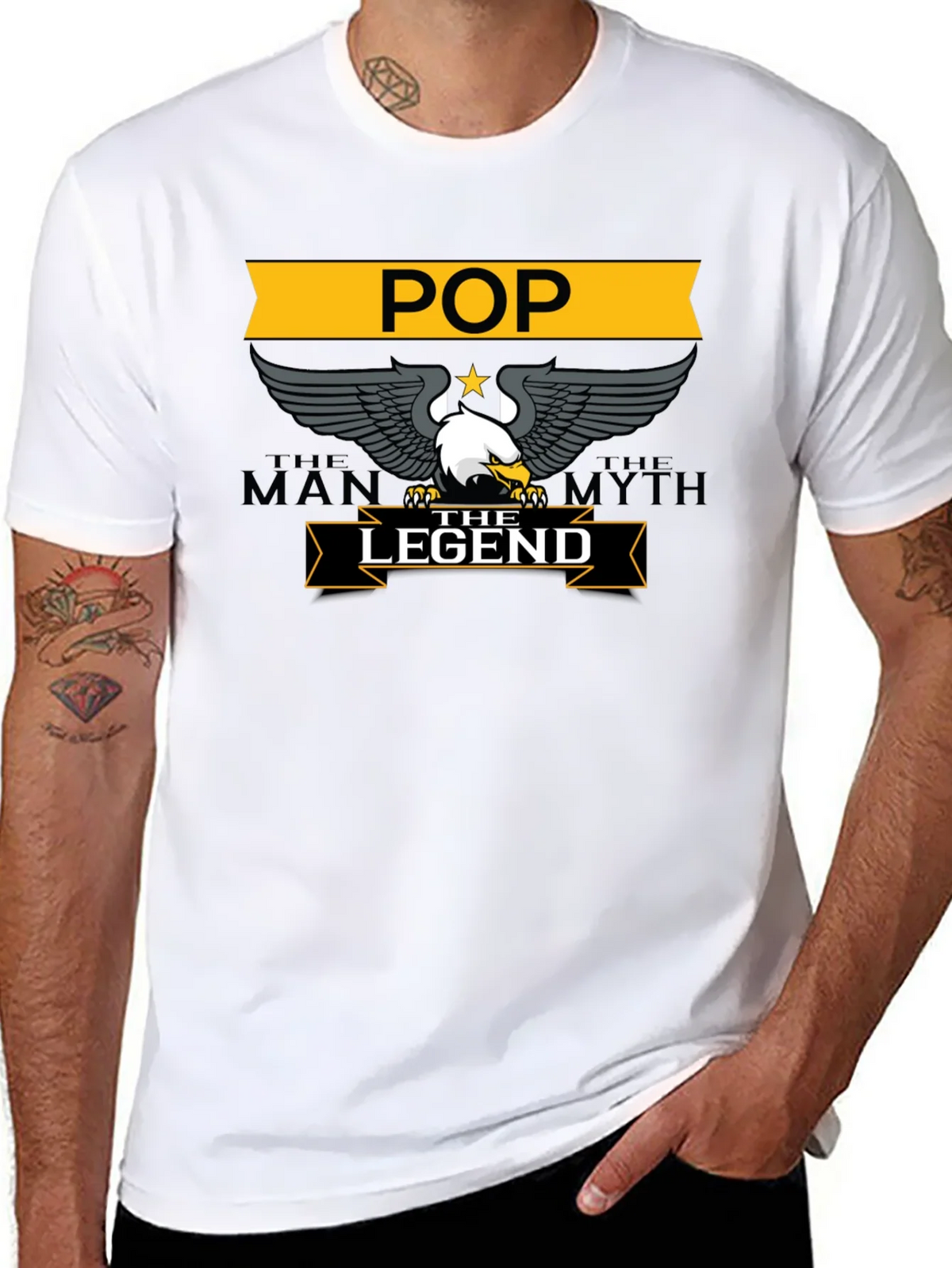 POP The Man Myth Legend Black T-Shirt product image 6