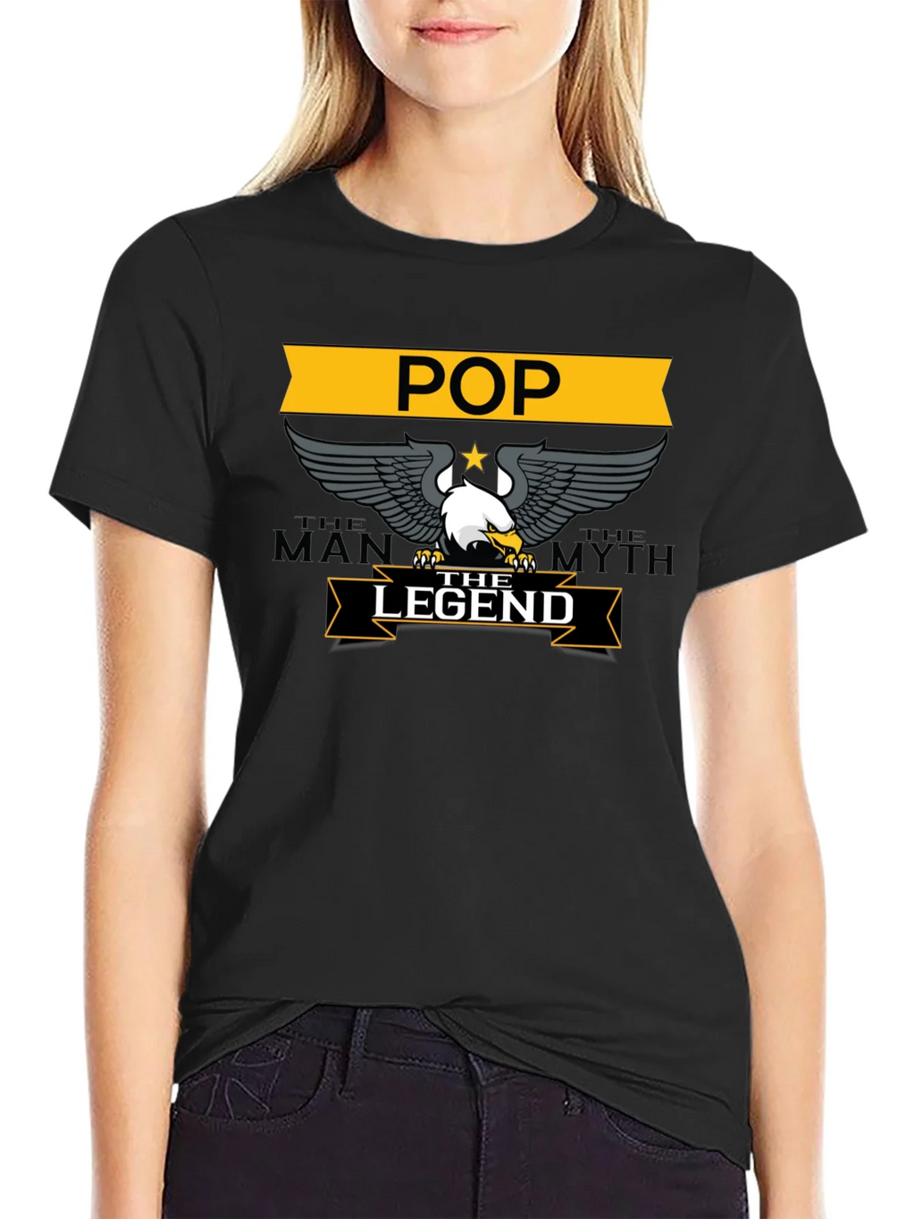 POP The Man Myth Legend Black T-Shirt product image 2
