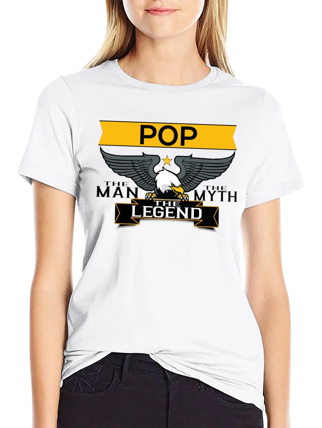 POP The Man Myth Legend Black T-Shirt product image 7