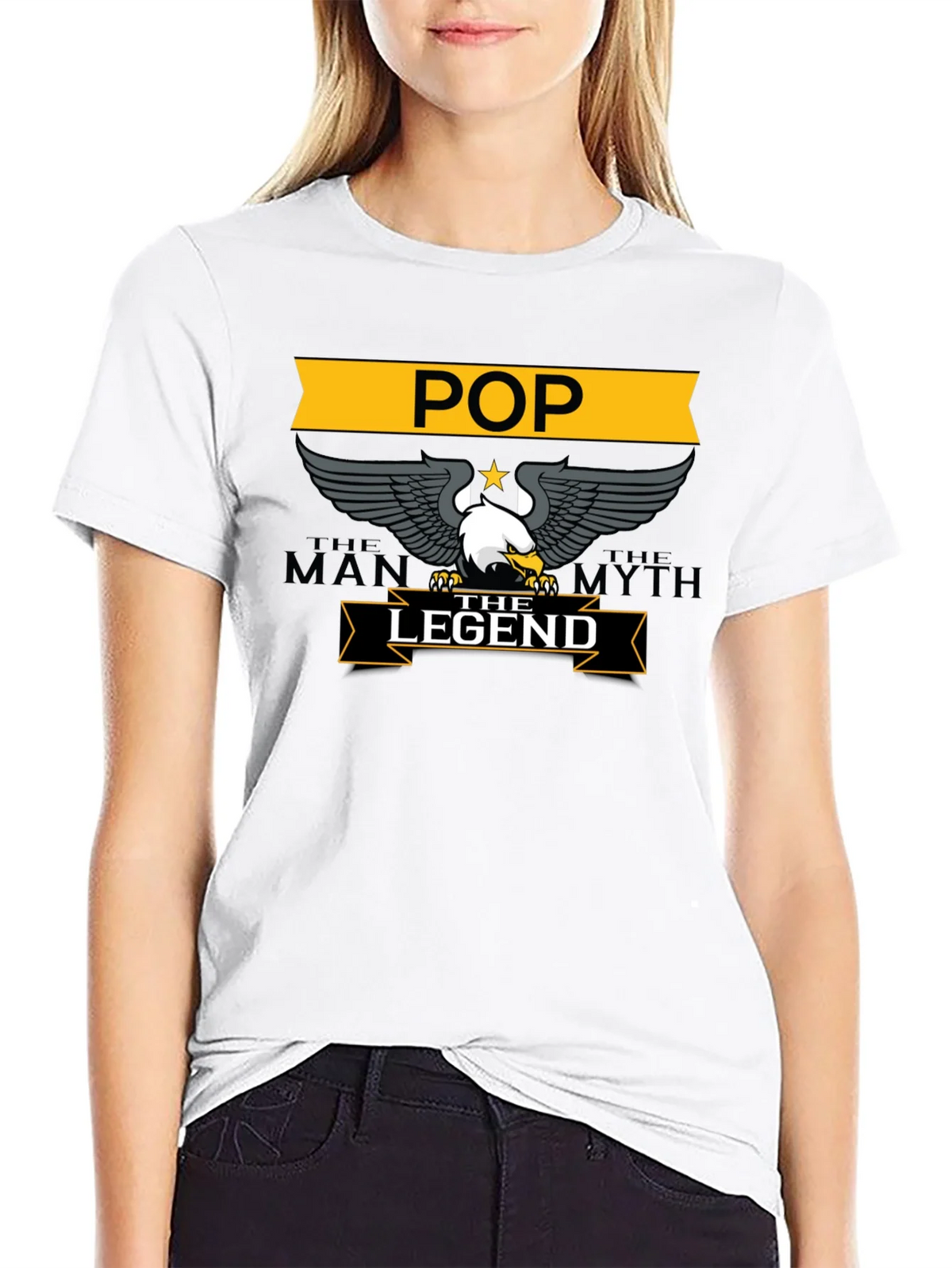 POP The Man Myth Legend Black T-Shirt product image 7