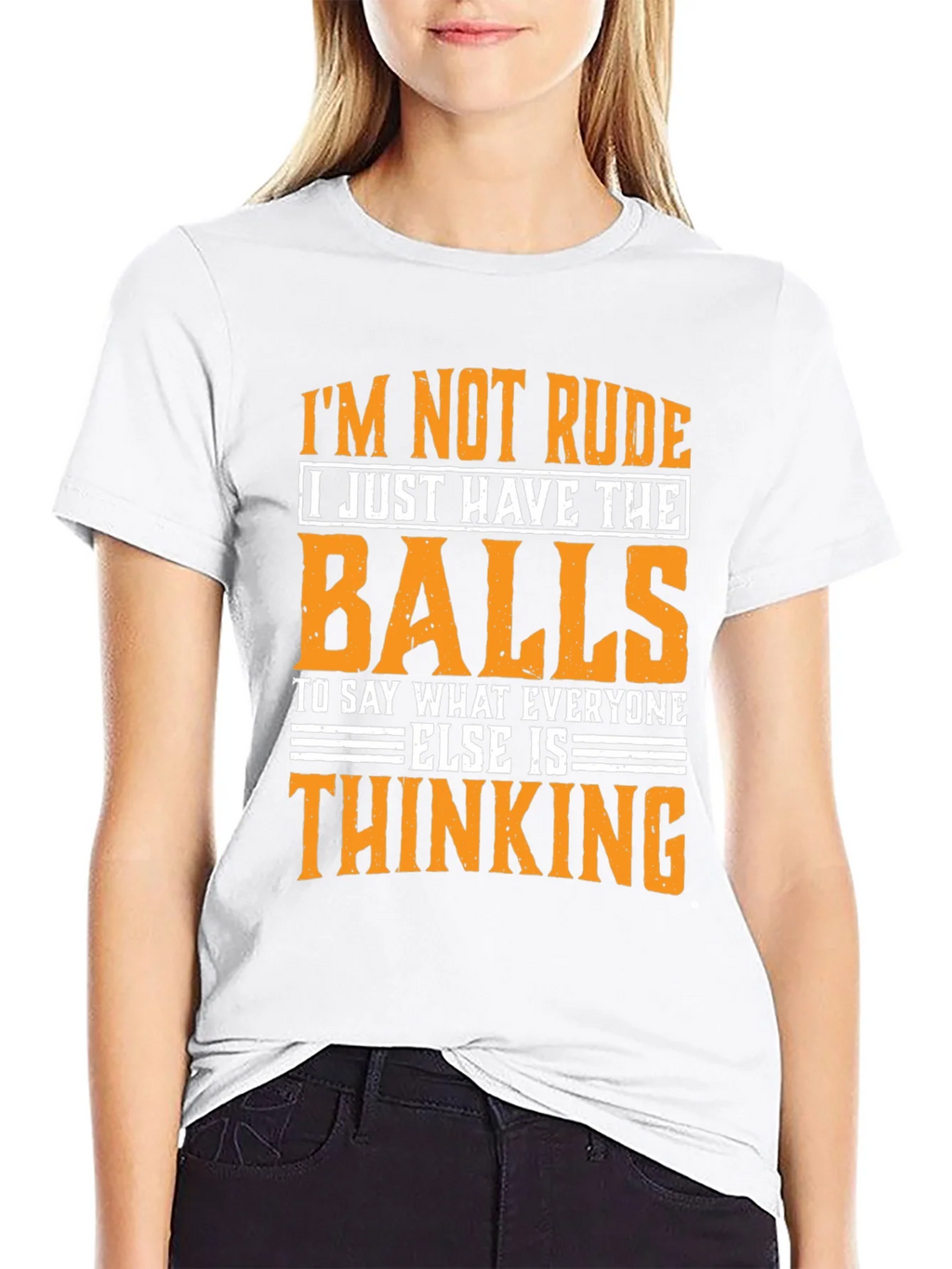 Im Not Rude Graphic Tee product image 8