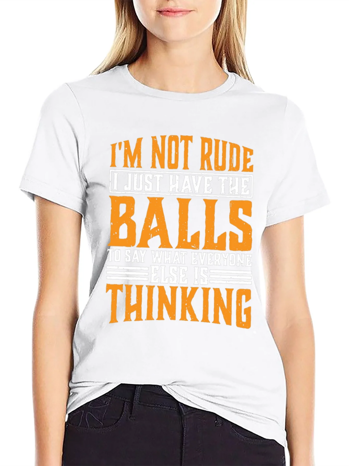 Im Not Rude Graphic Tee product image 8