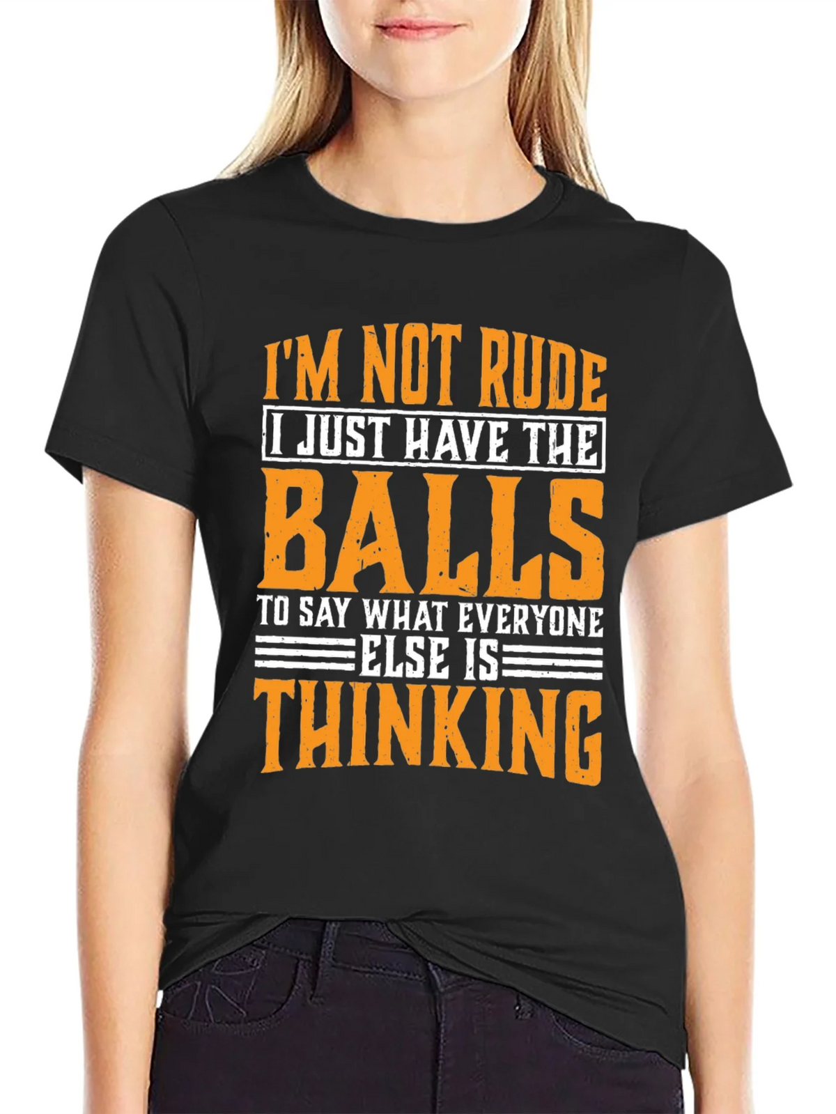 Im Not Rude Graphic Tee product image 2