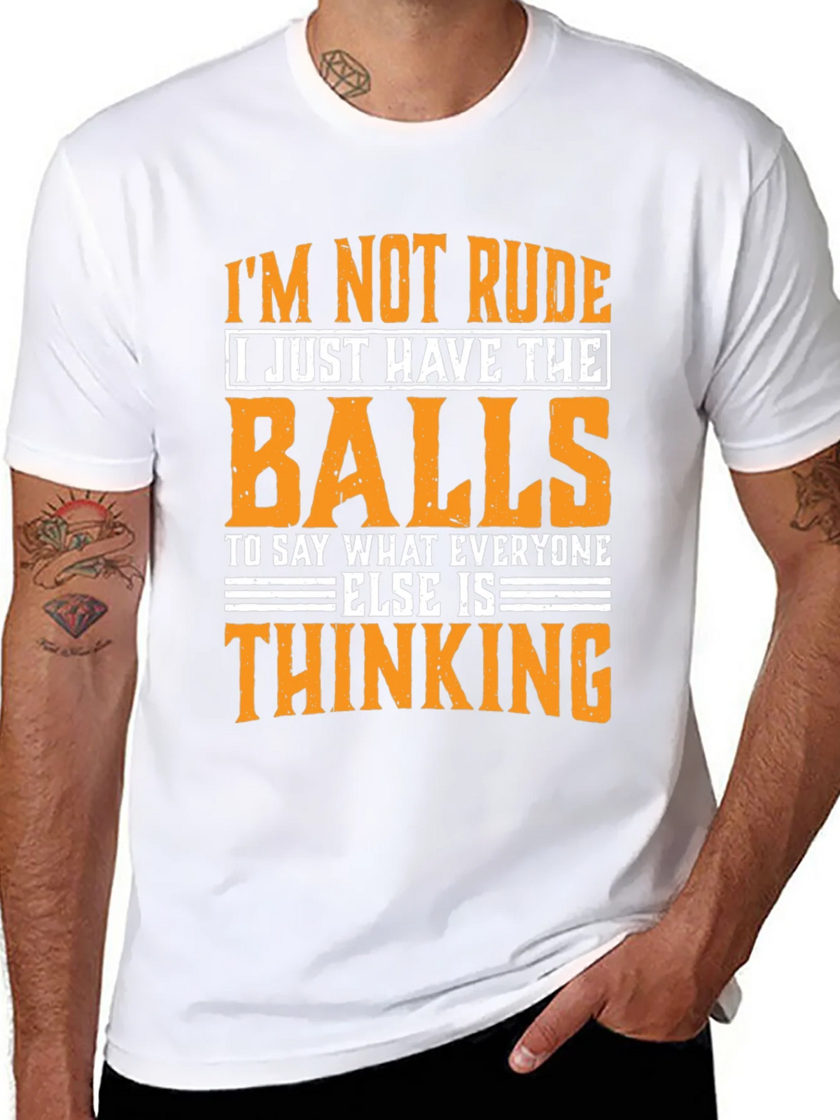 Im Not Rude Graphic Tee product image 7