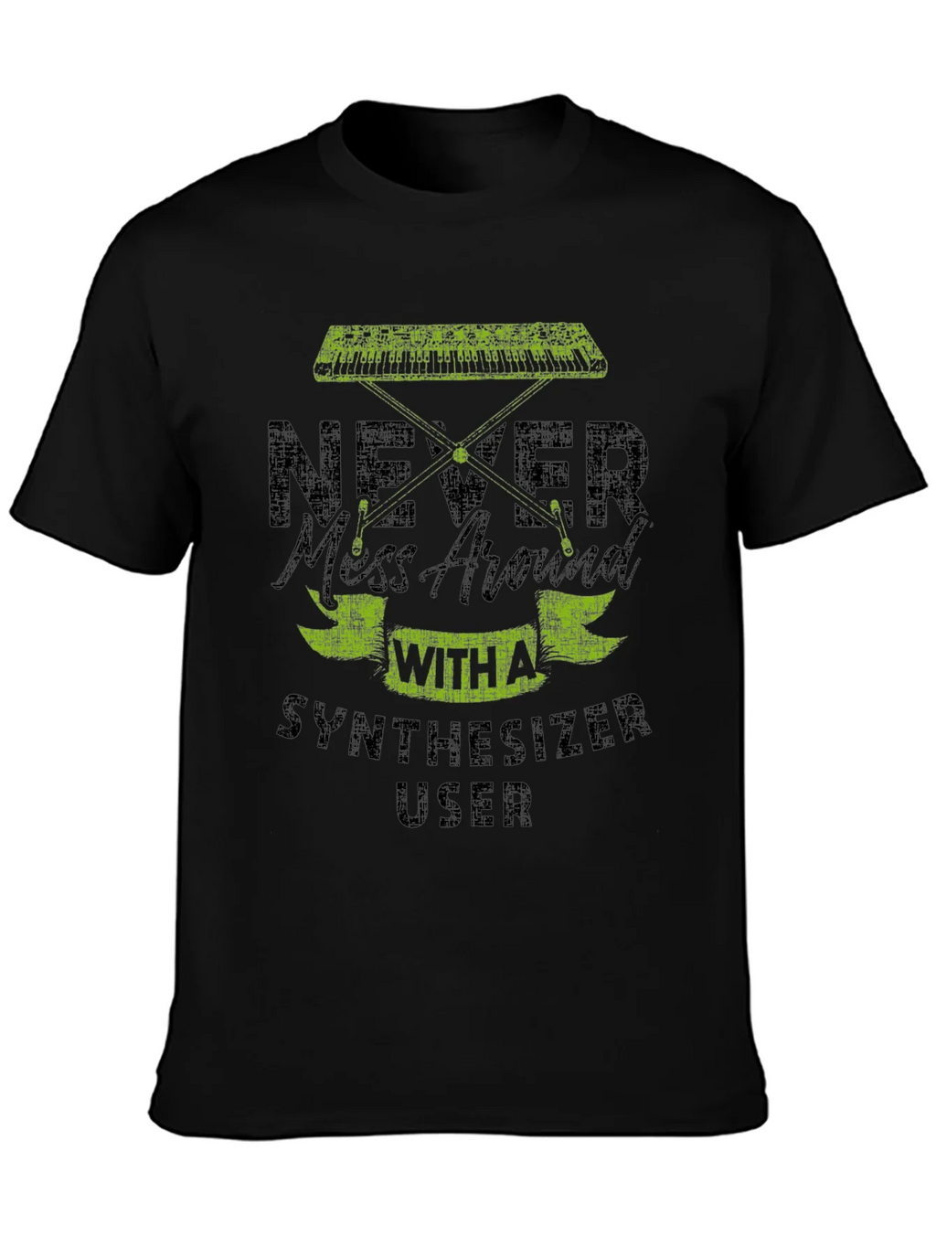Never Mess With Synthesizer User Graphic T-Shirt product image 3