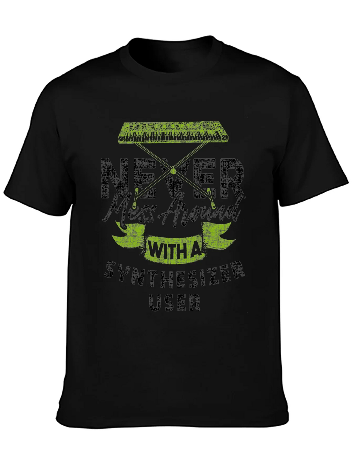 Never Mess With Synthesizer User Graphic T-Shirt product image 3