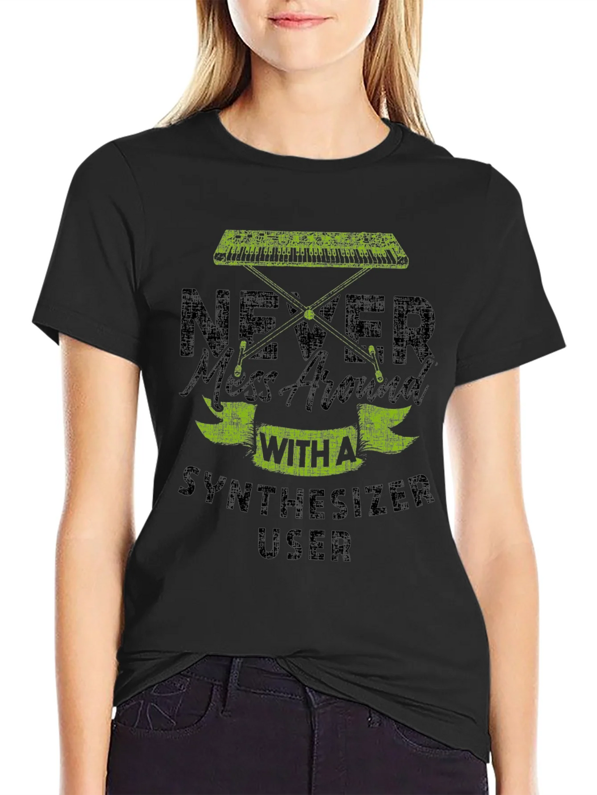 Never Mess With Synthesizer User Graphic T-Shirt product image 2