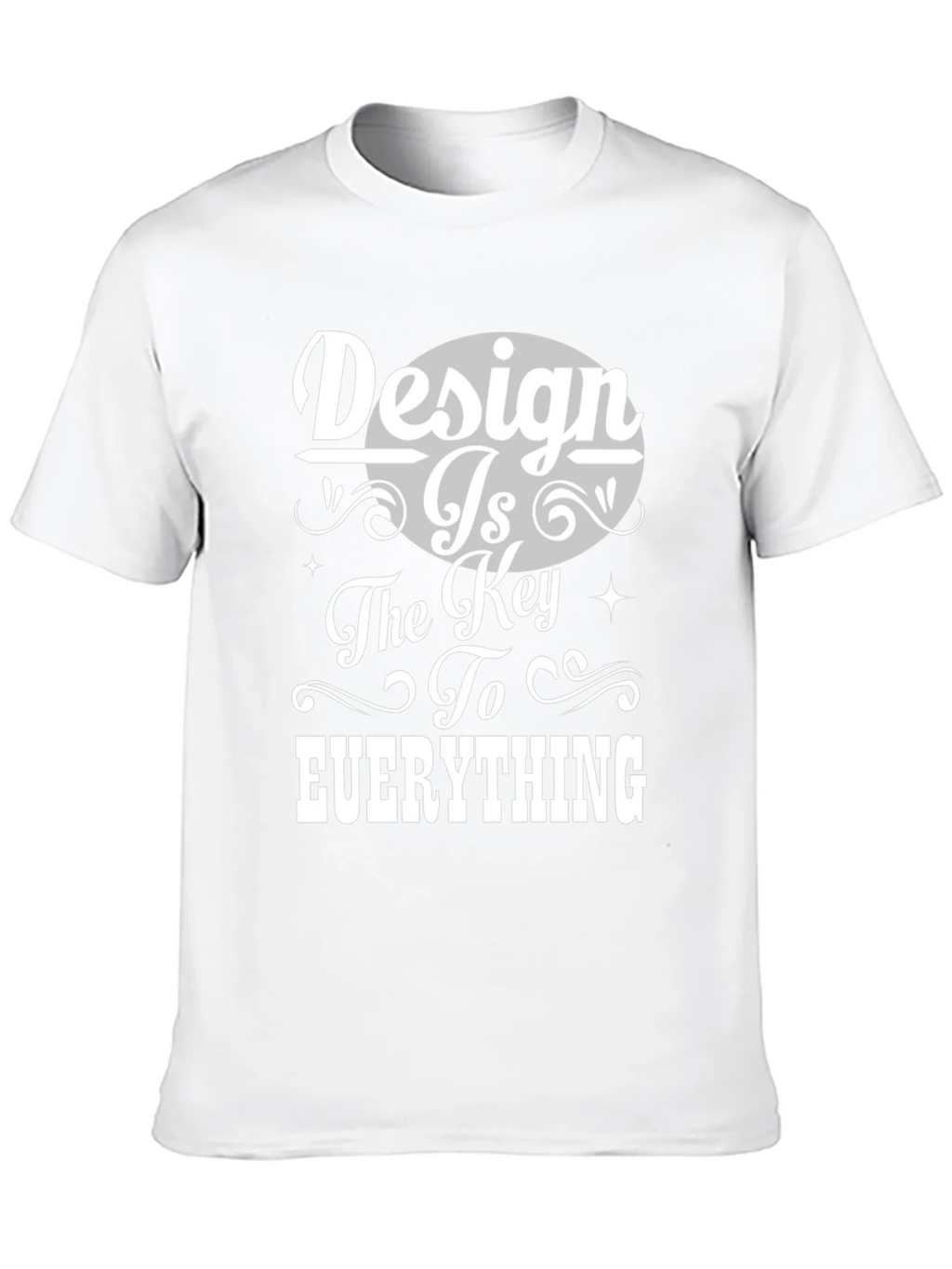 Design is Key Graphic Tee - Unisex Black T-Shirt product image 9
