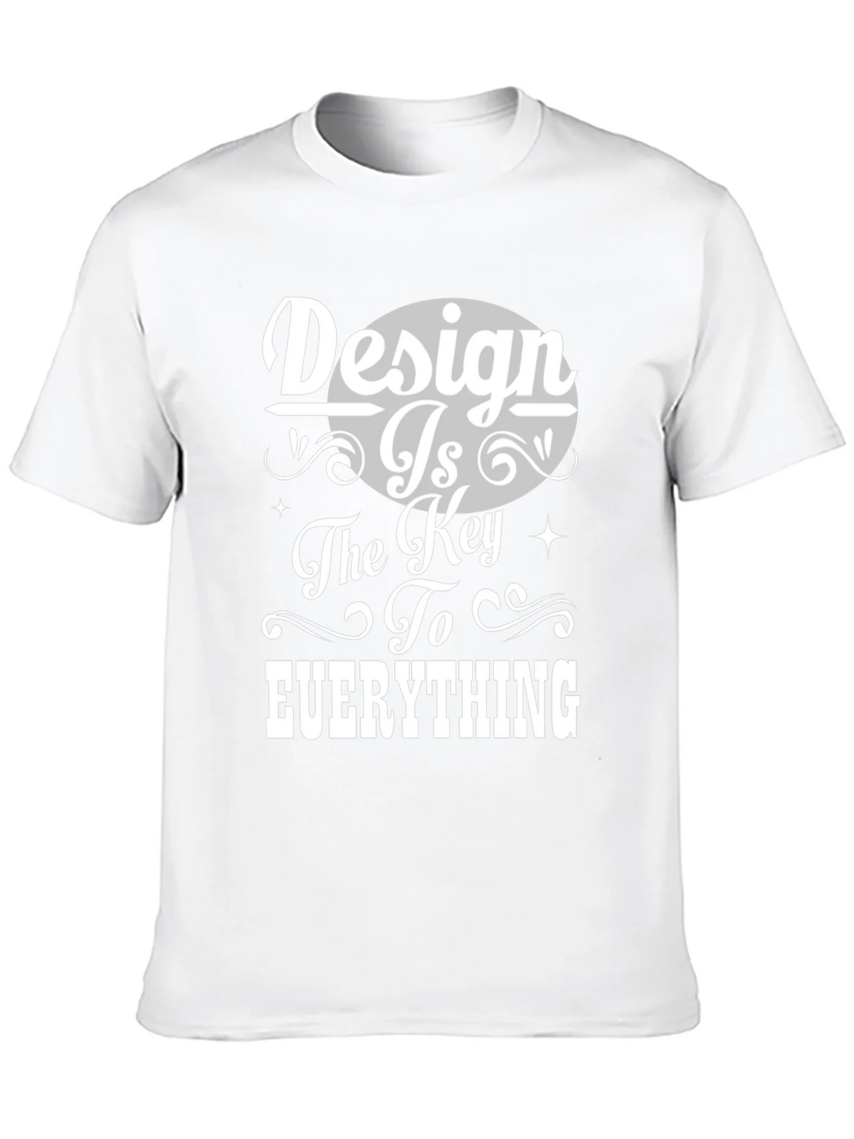 Design is Key Graphic Tee - Unisex Black T-Shirt product image 9