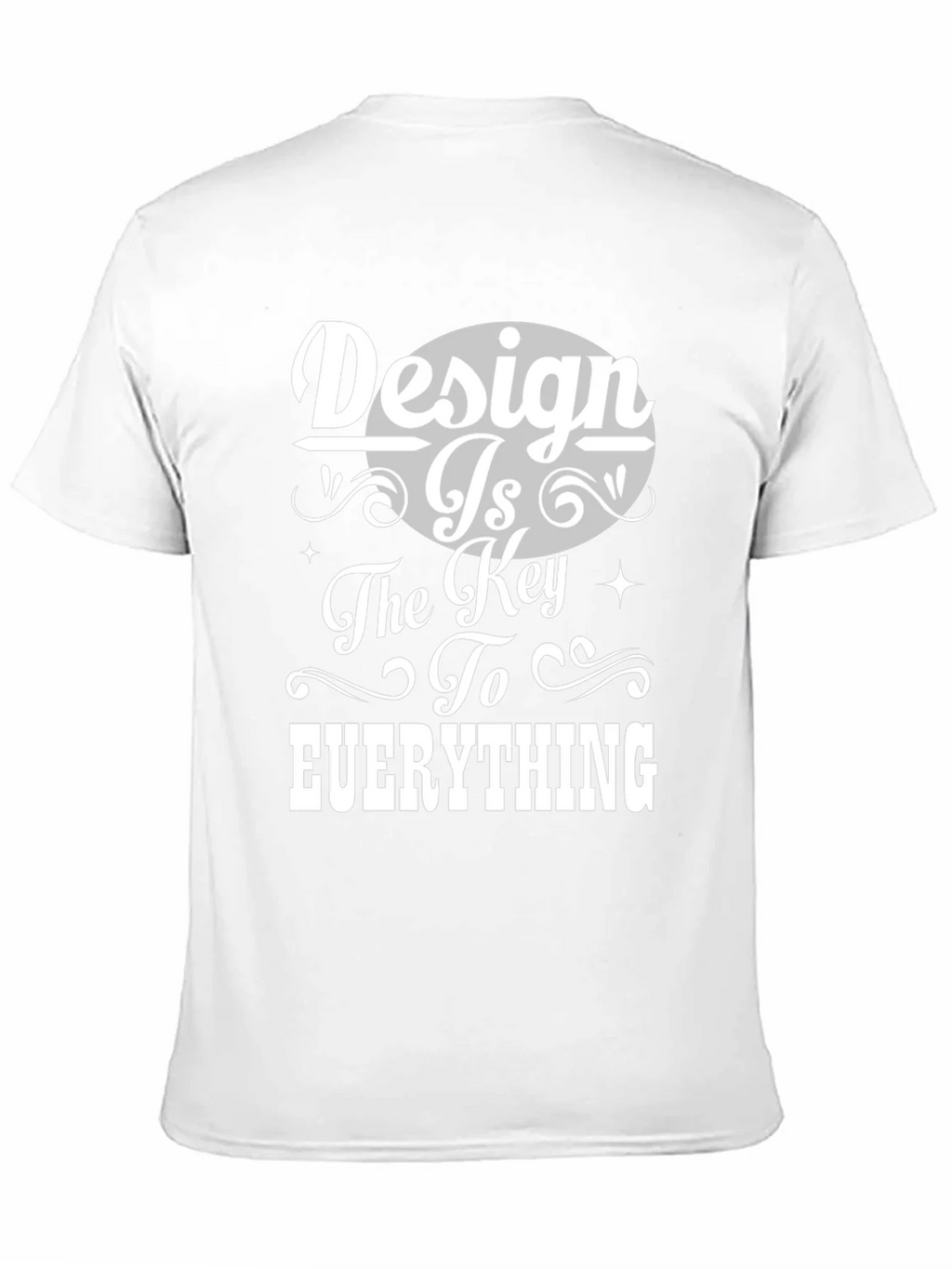 Design is Key Graphic Tee - Unisex Black T-Shirt product image 10