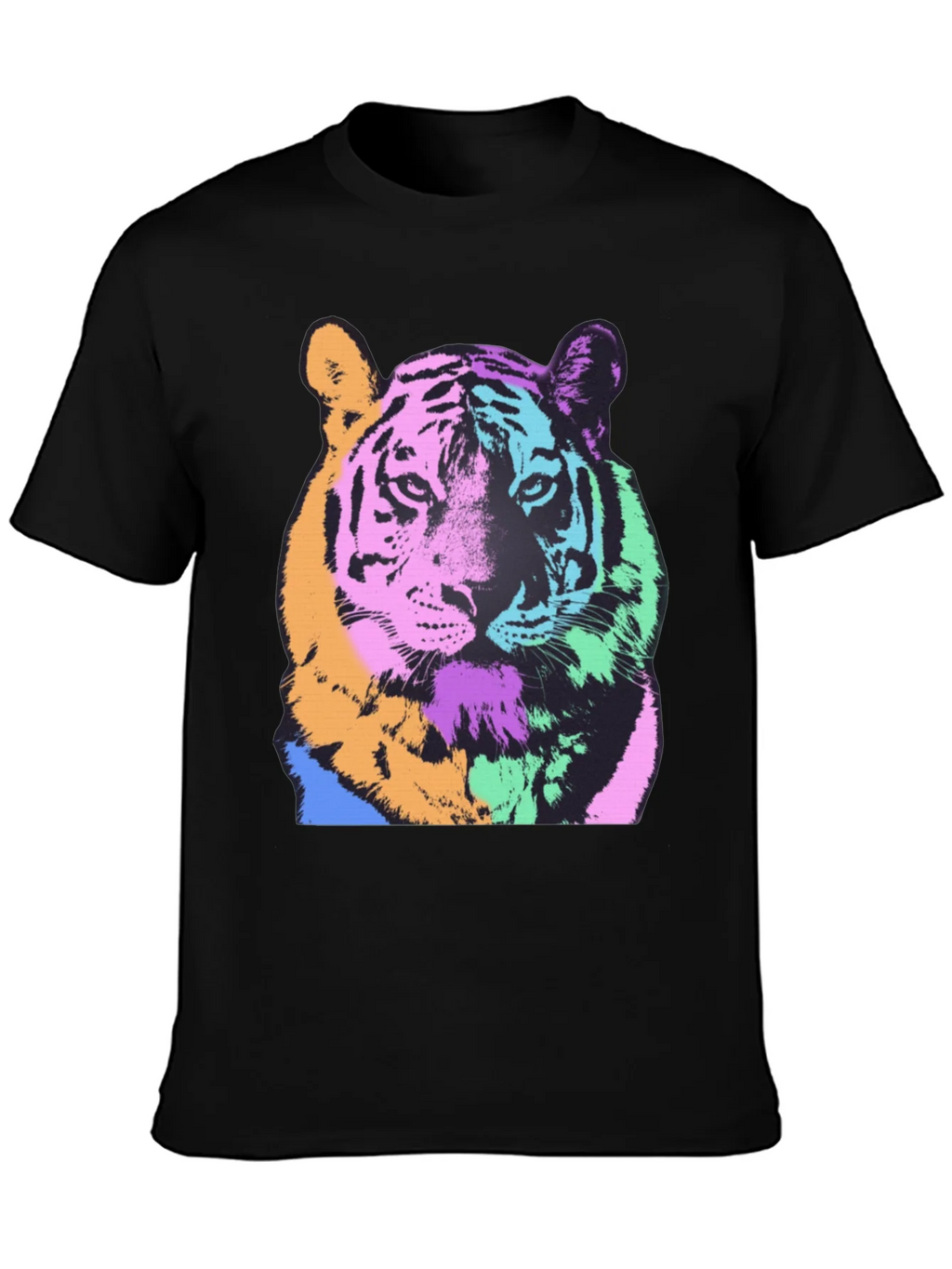 Pop Art Tiger Graphic Tee - Bold & Stylish product image 3