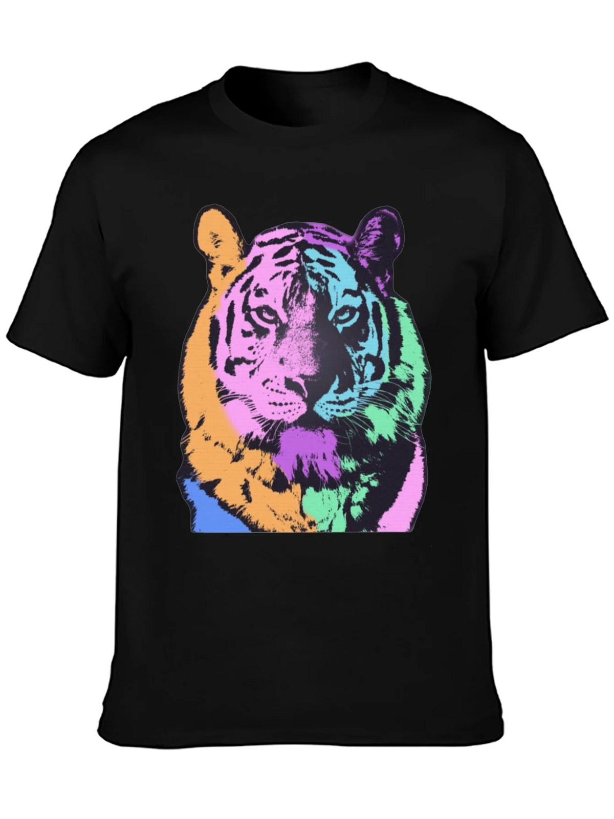 Pop Art Tiger Graphic Tee - Bold & Stylish product image 3