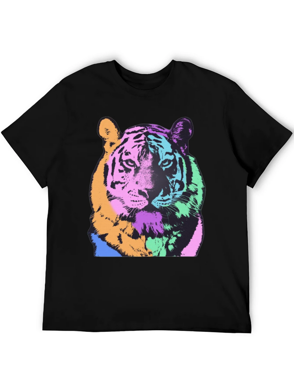 Pop Art Tiger Graphic Tee - Bold & Stylish product image 5