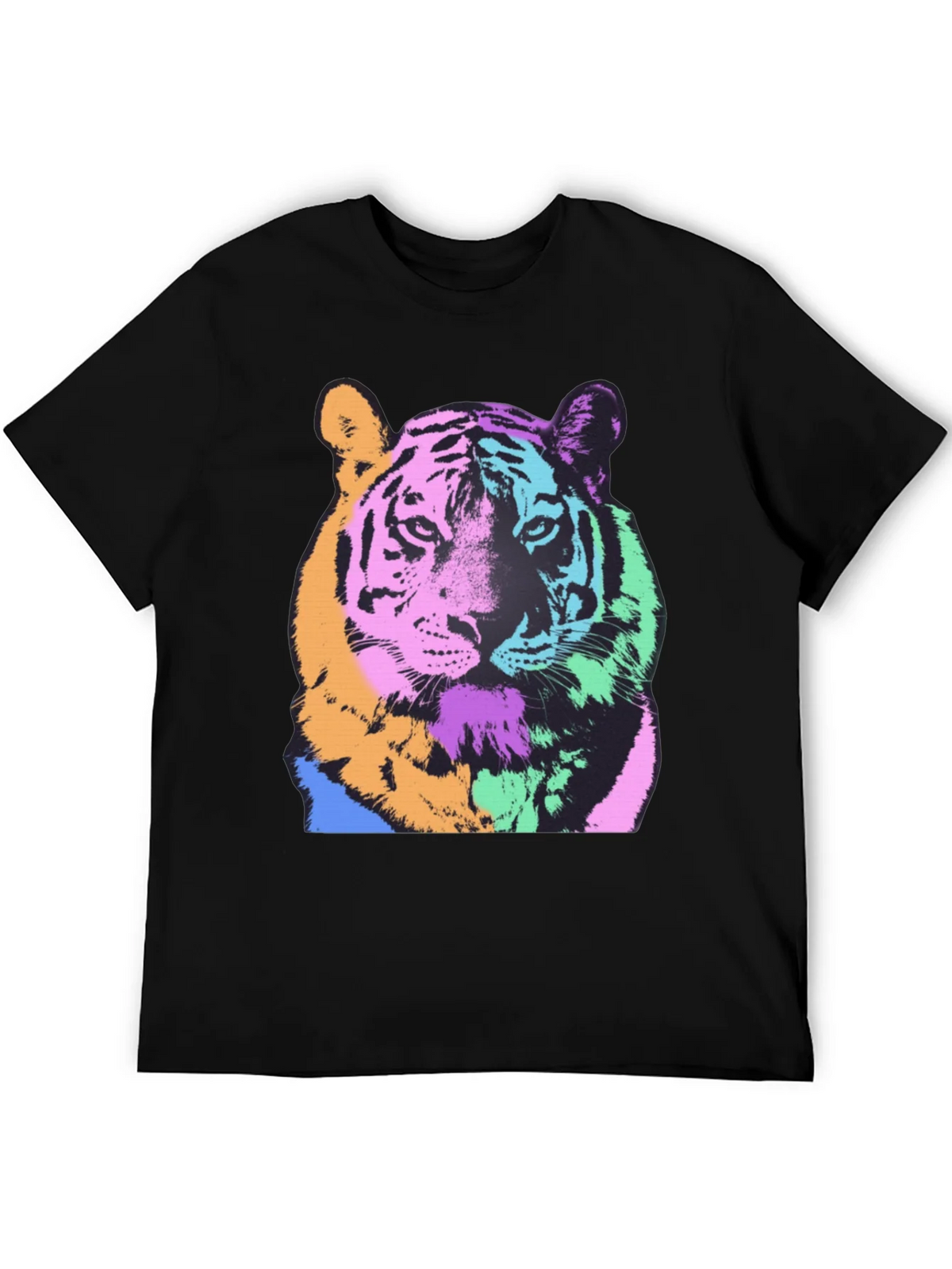 Pop Art Tiger Graphic Tee - Bold & Stylish product image 5