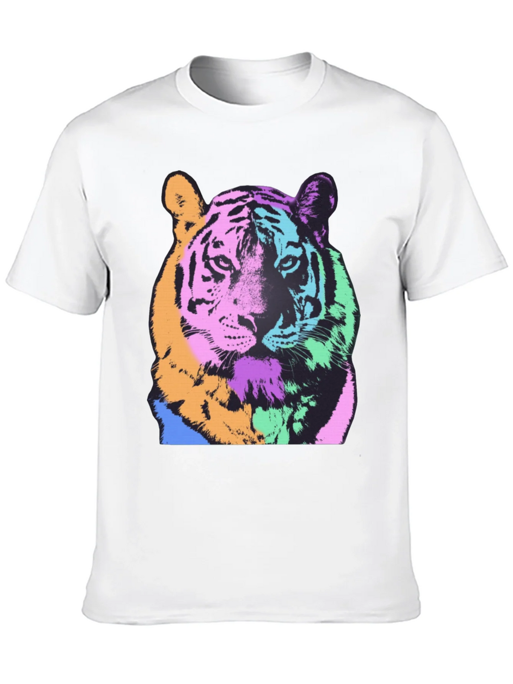 Pop Art Tiger Graphic Tee - Bold & Stylish product image 9