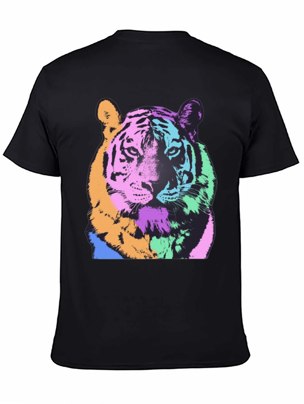Pop Art Tiger Graphic Tee - Bold & Stylish product image 4