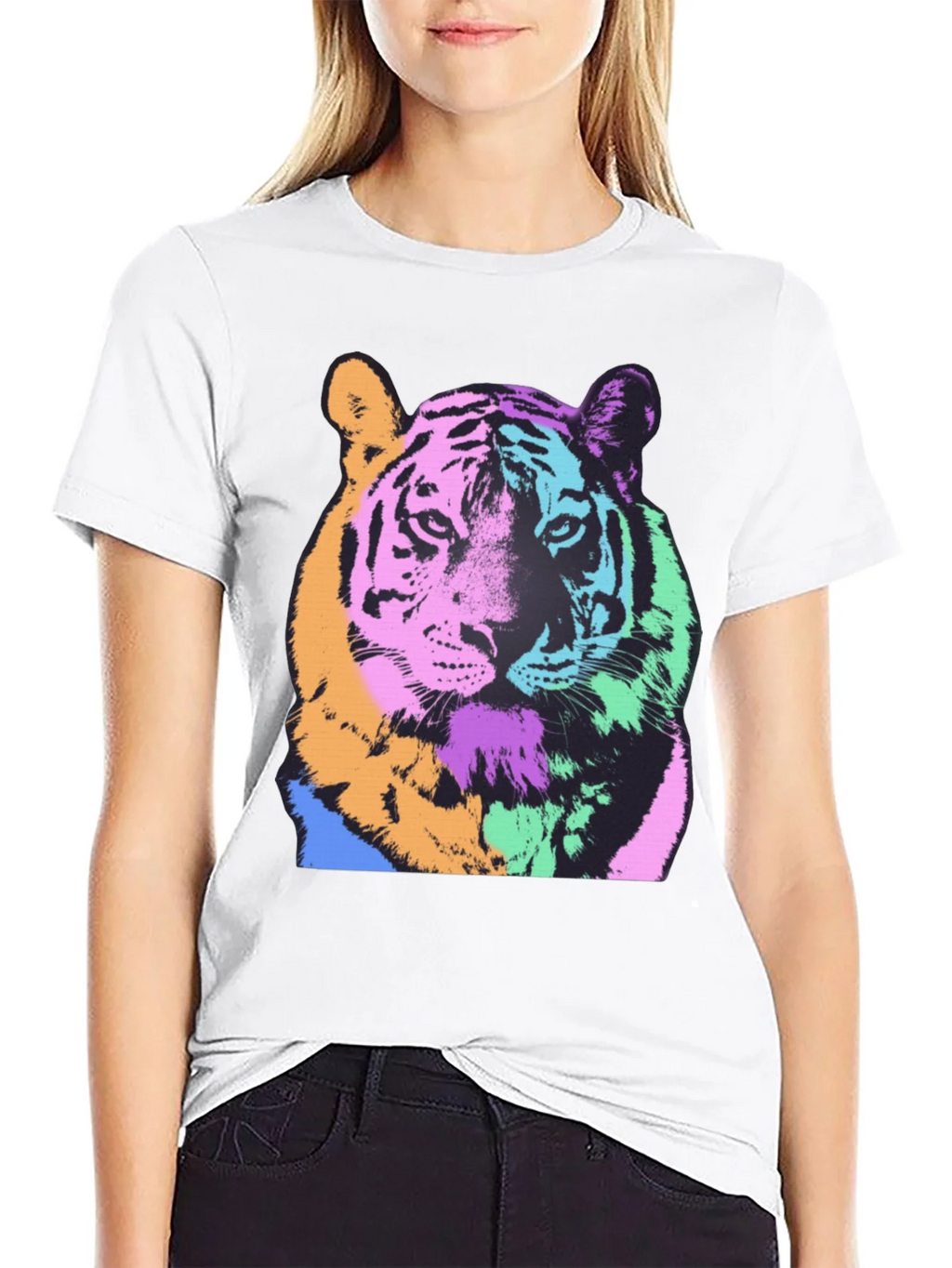 Pop Art Tiger Graphic Tee - Bold & Stylish product image 8