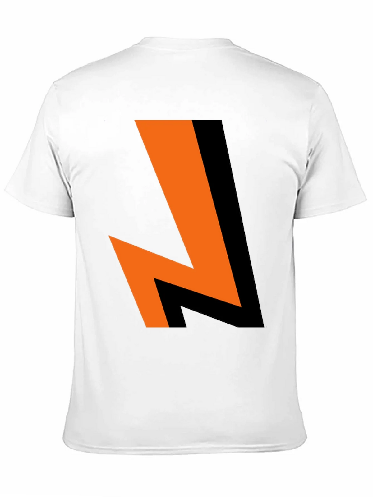 Bold Lightning Bolt Graphic Tee - Black Cotton Blend product image 10