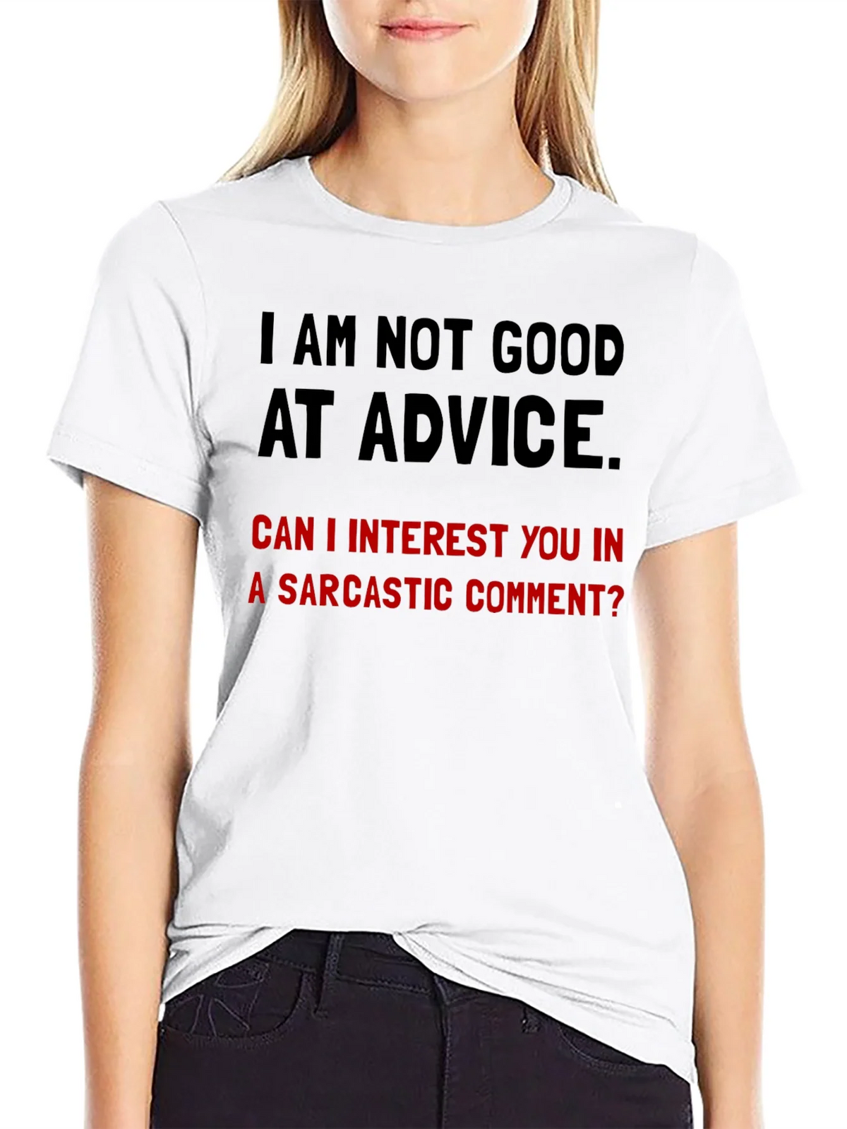 Sarcastic Humor T-Shirt - Im Not Good at Advice product image 8