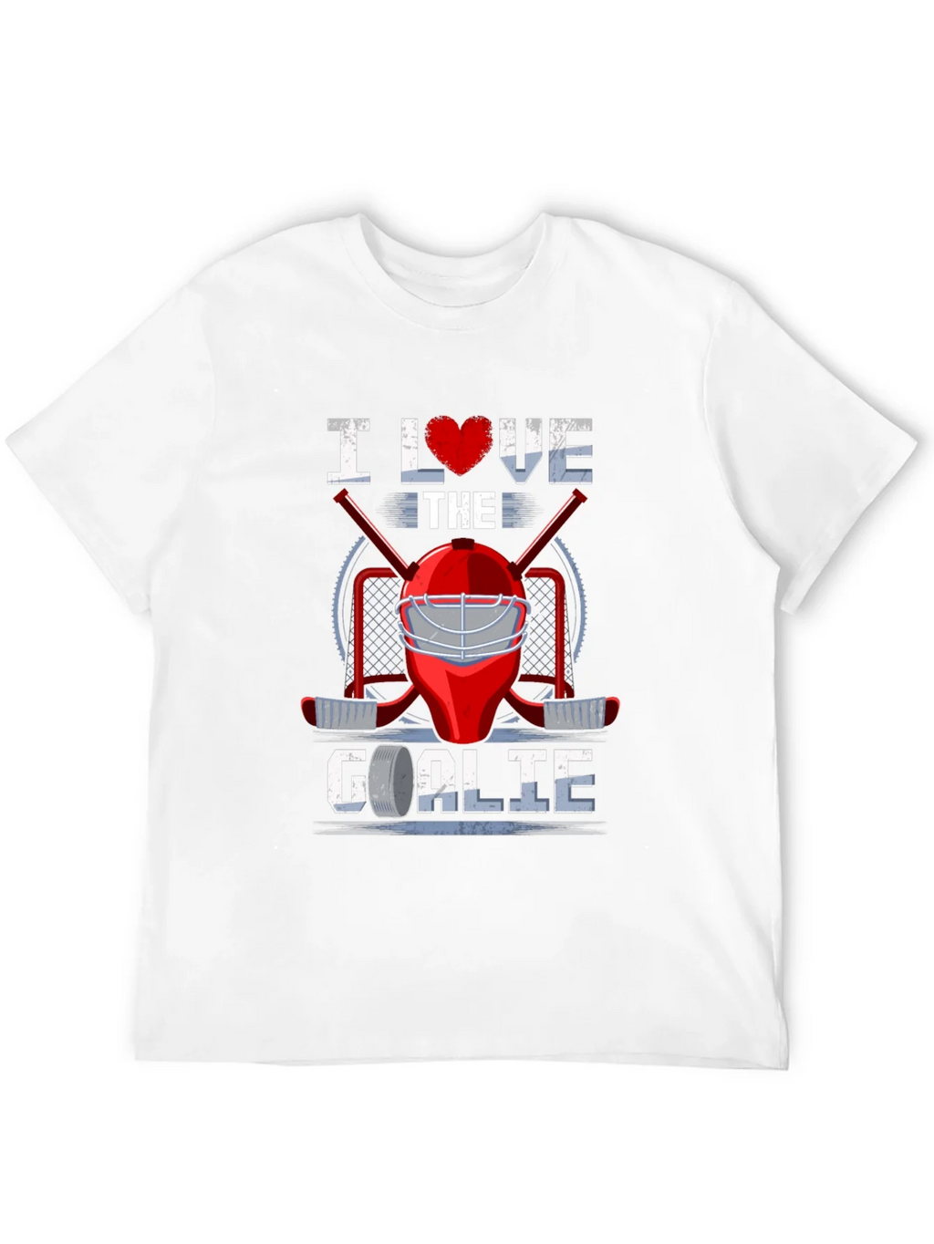 I Love The Goalie Graphic T-Shirt product image 11