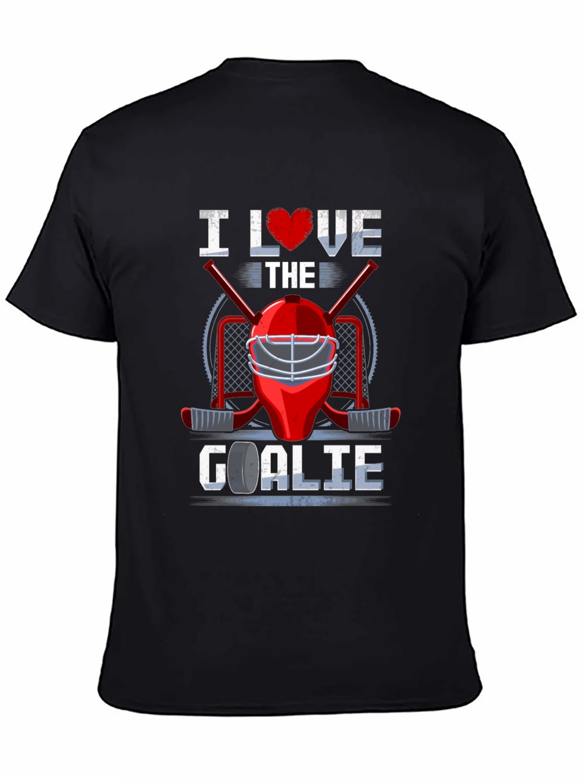 I Love The Goalie Graphic T-Shirt product image 4