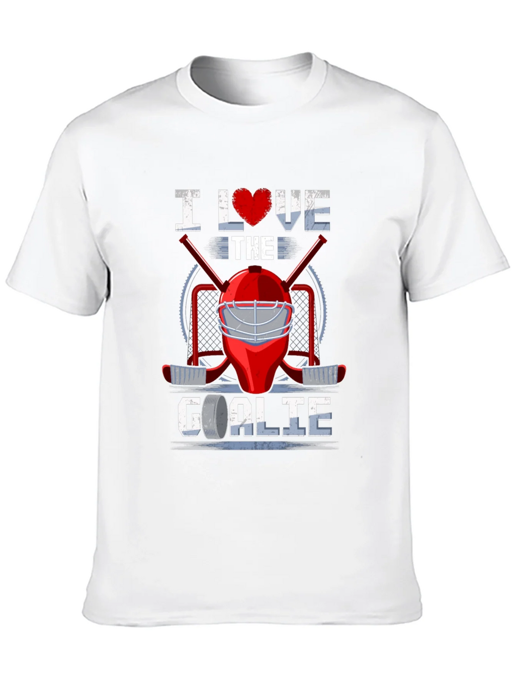 I Love The Goalie Graphic T-Shirt product image 9