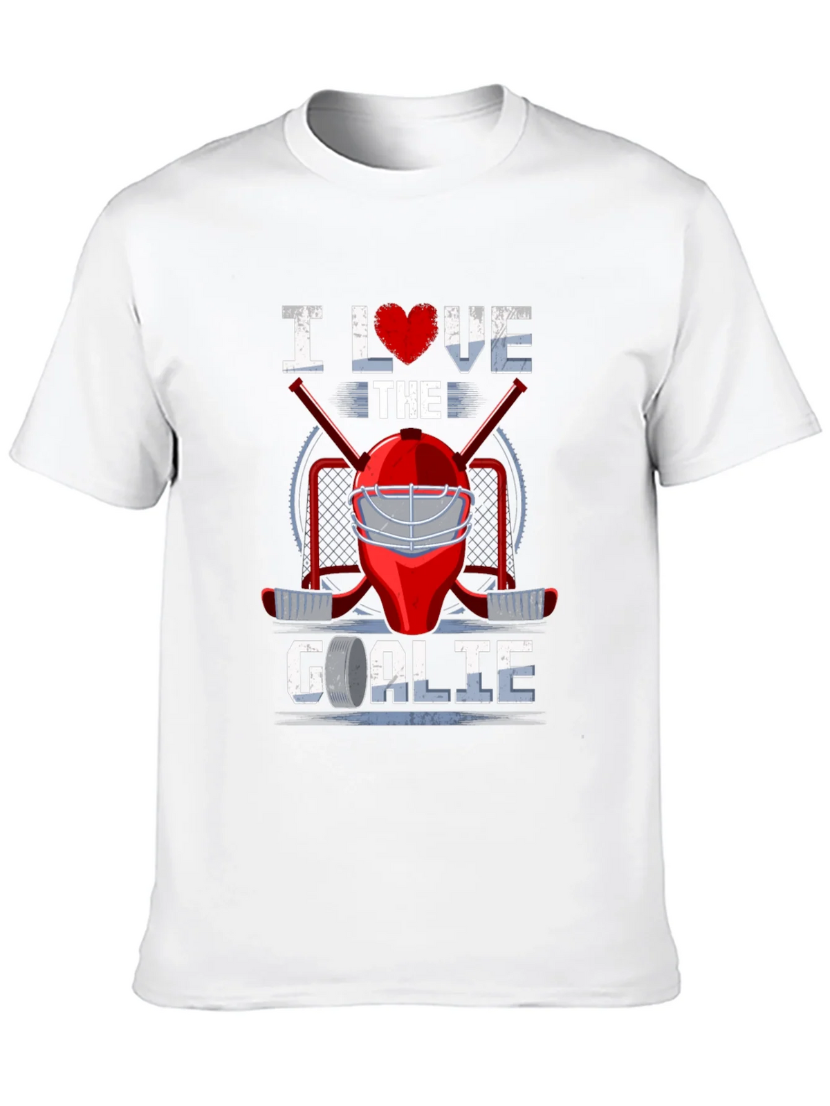 I Love The Goalie Graphic T-Shirt product image 9