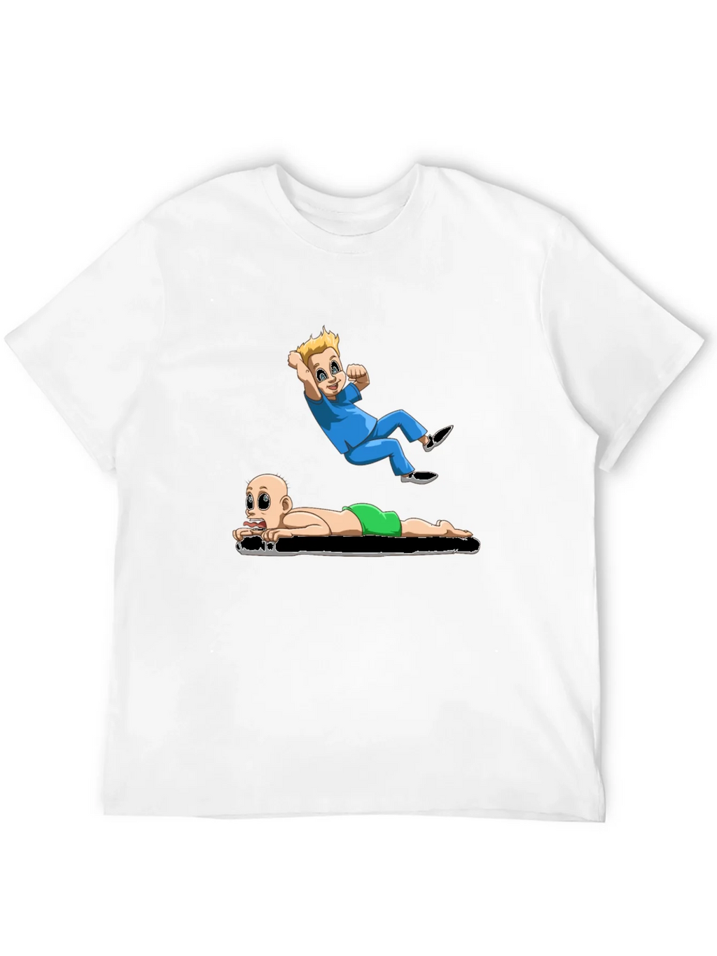 Cartoon Babies Black T-Shirt product image 11