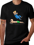 Cartoon Babies Black T-Shirt product image 1