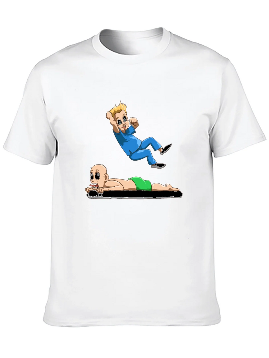 Cartoon Babies Black T-Shirt product image 9