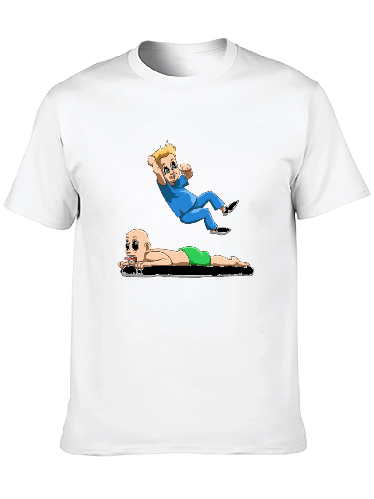 Cartoon Babies Black T-Shirt product image 9