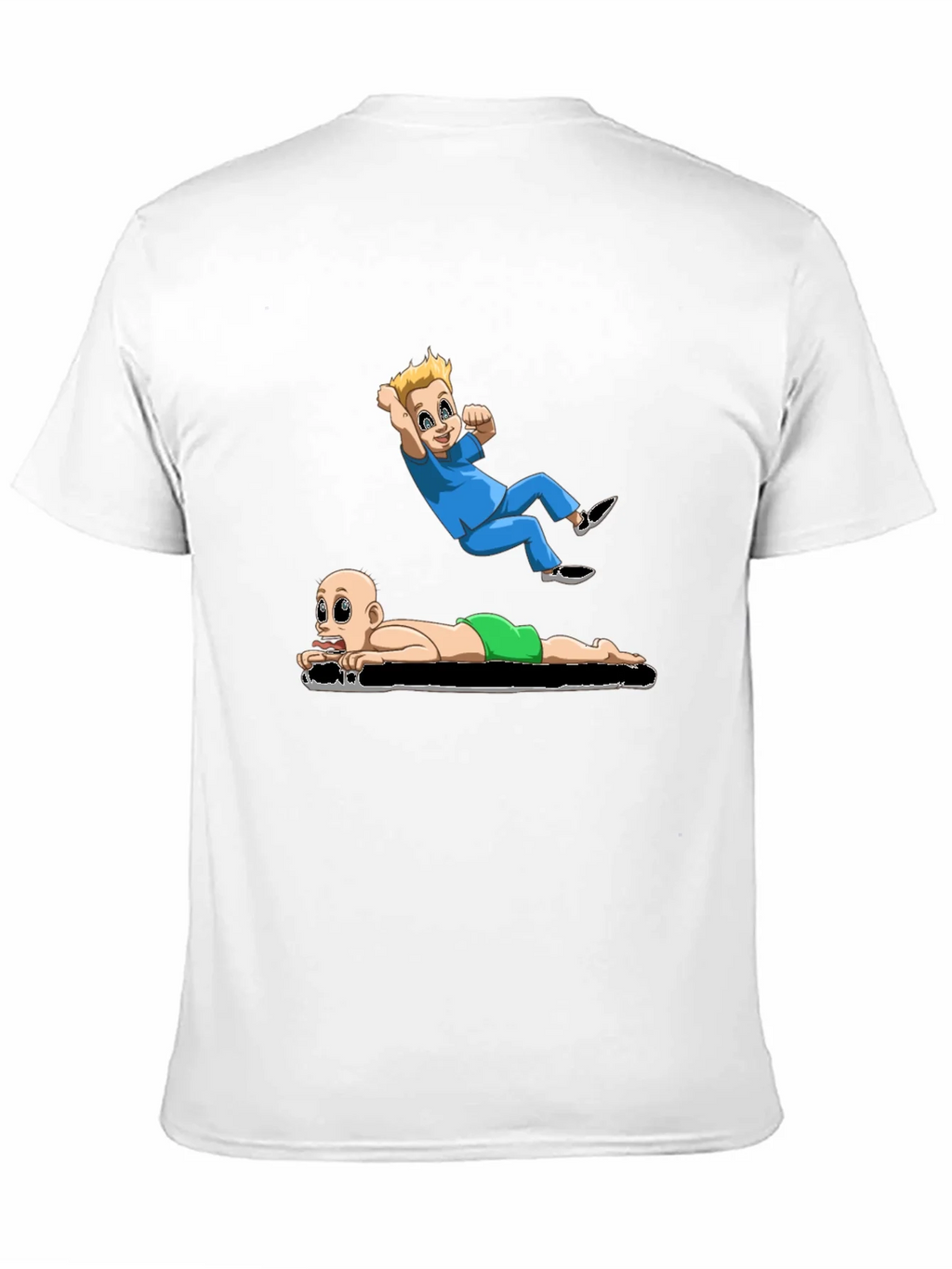 Cartoon Babies Black T-Shirt product image 10