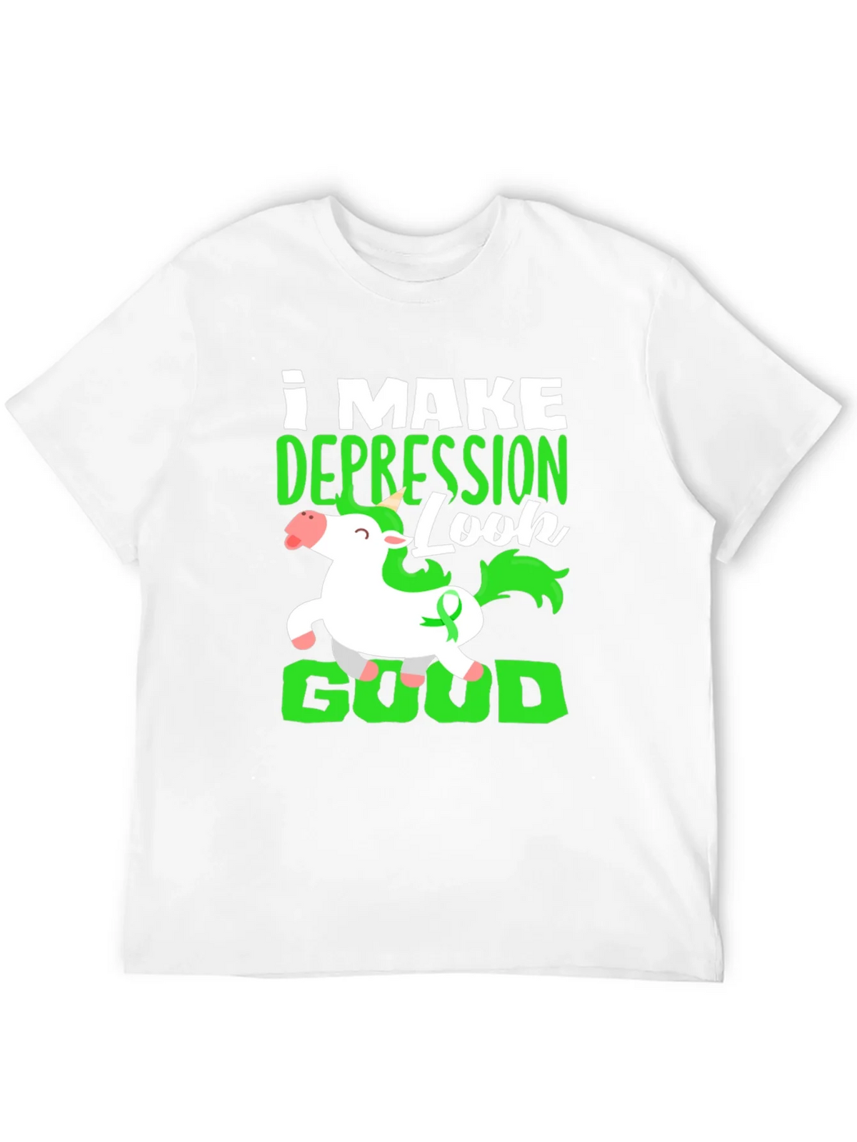Depression Look Good Unicorn T-Shirt product image 11