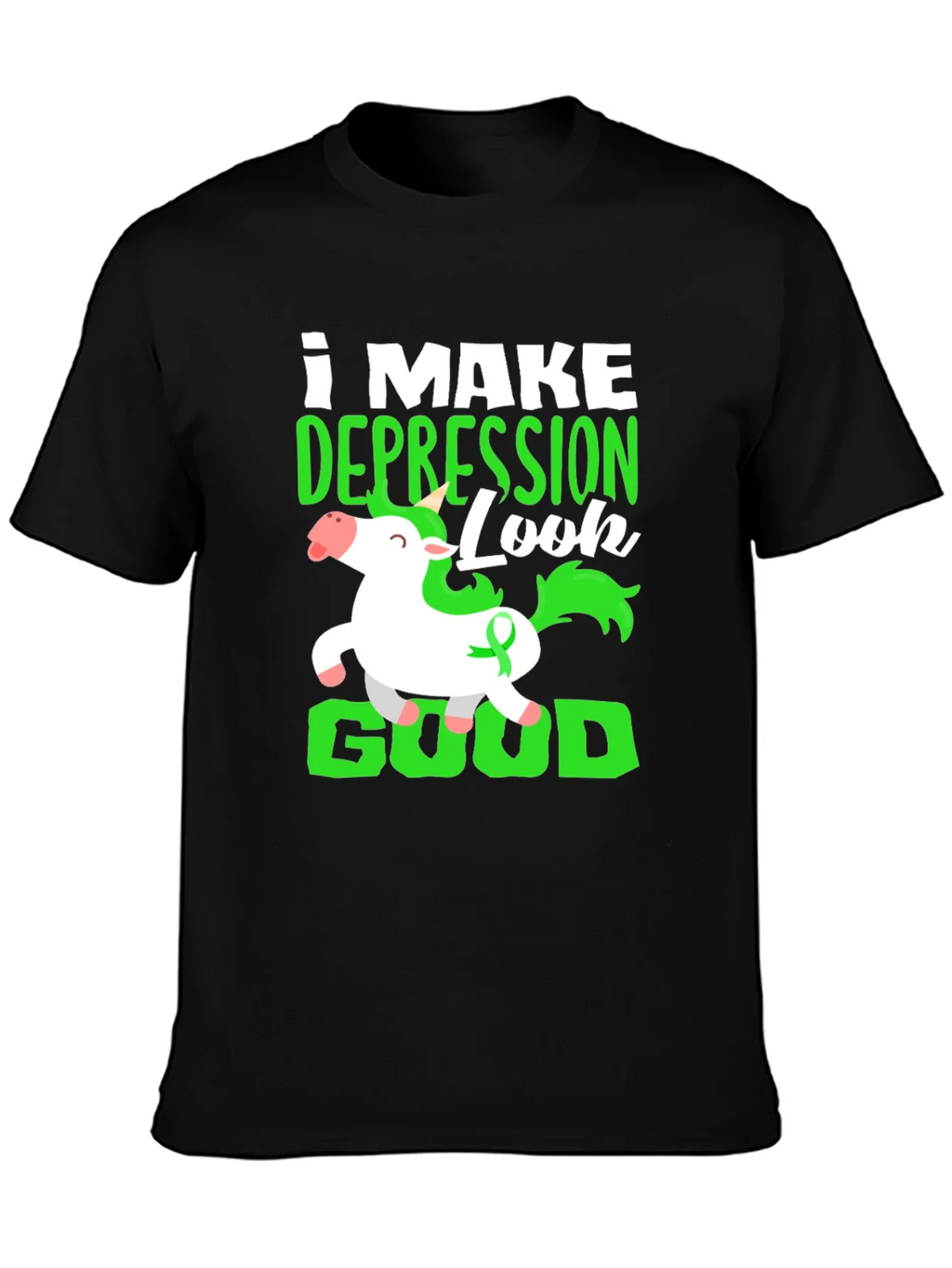 Depression Look Good Unicorn T-Shirt product image 3