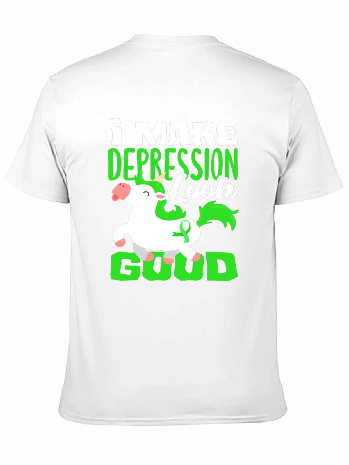 Depression Look Good Unicorn T-Shirt product image 10