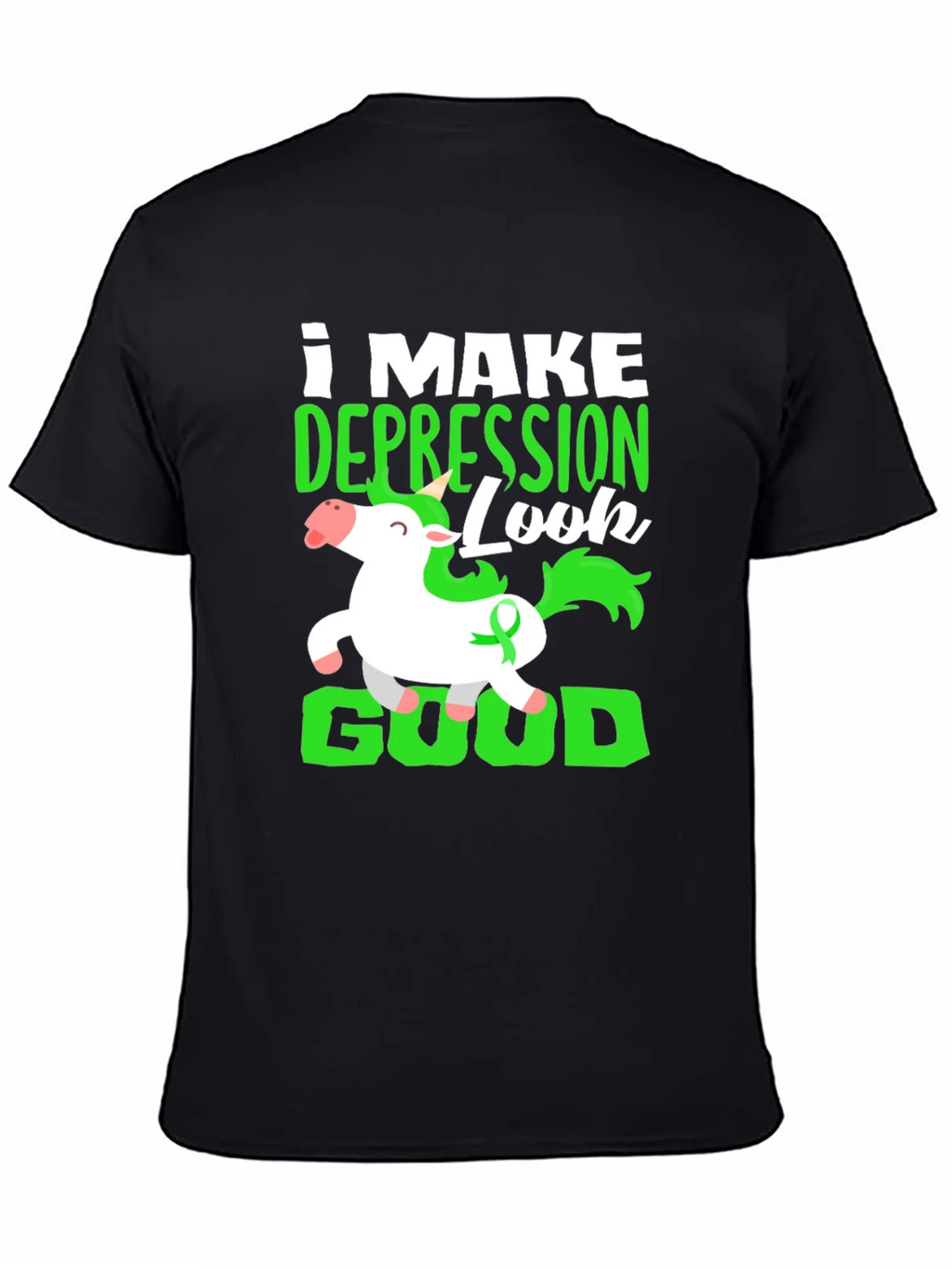 Depression Look Good Unicorn T-Shirt product image 4