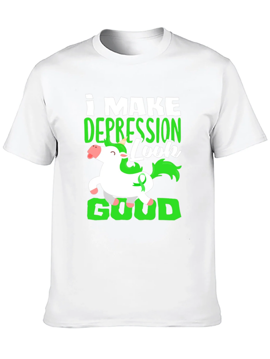Depression Look Good Unicorn T-Shirt product image 9