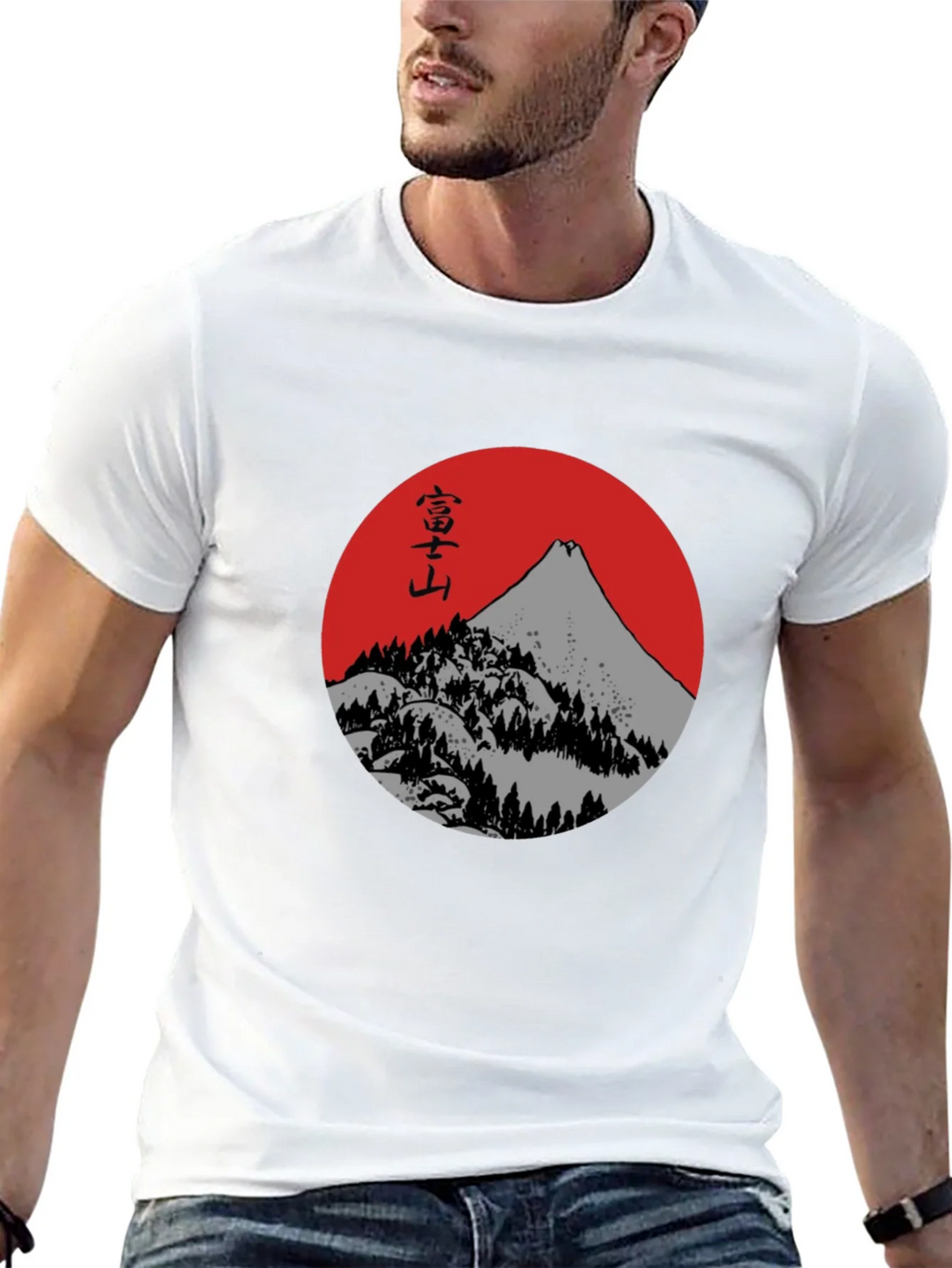 Mount Fuji Graphic Tee - Japanese Inspired Black T-Shirt product image 12