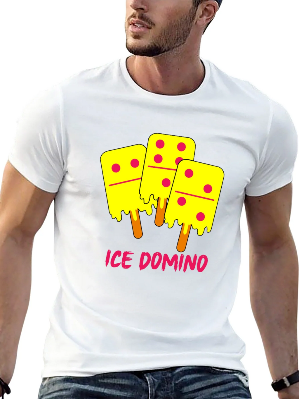 Ice Domino T-Shirt - Novelty Graphic Tee product image 12