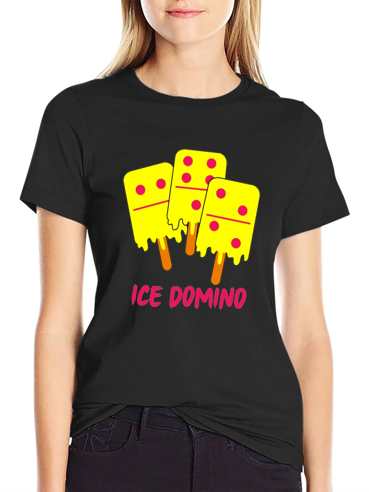 Ice Domino T-Shirt - Novelty Graphic Tee product image 2