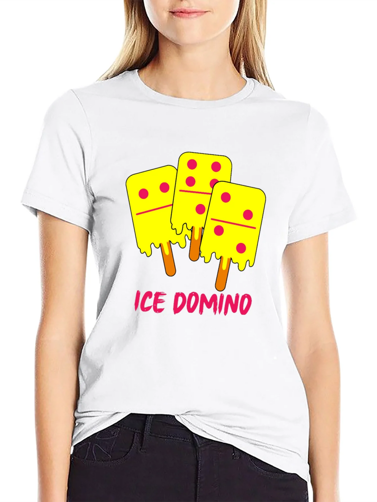 Ice Domino T-Shirt - Novelty Graphic Tee product image 8