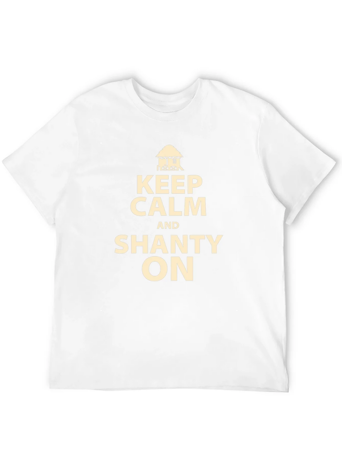 Keep Calm and Shanty On Black T-Shirt product image 11