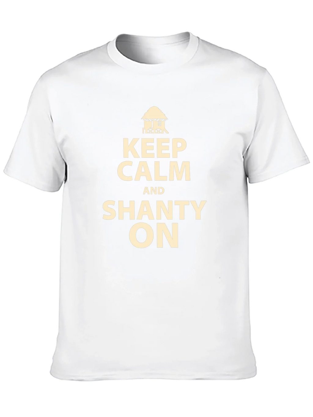Keep Calm and Shanty On Black T-Shirt product image 9