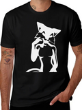 Wolf Graphic T-Shirt - Mens Black Tee product image 1
