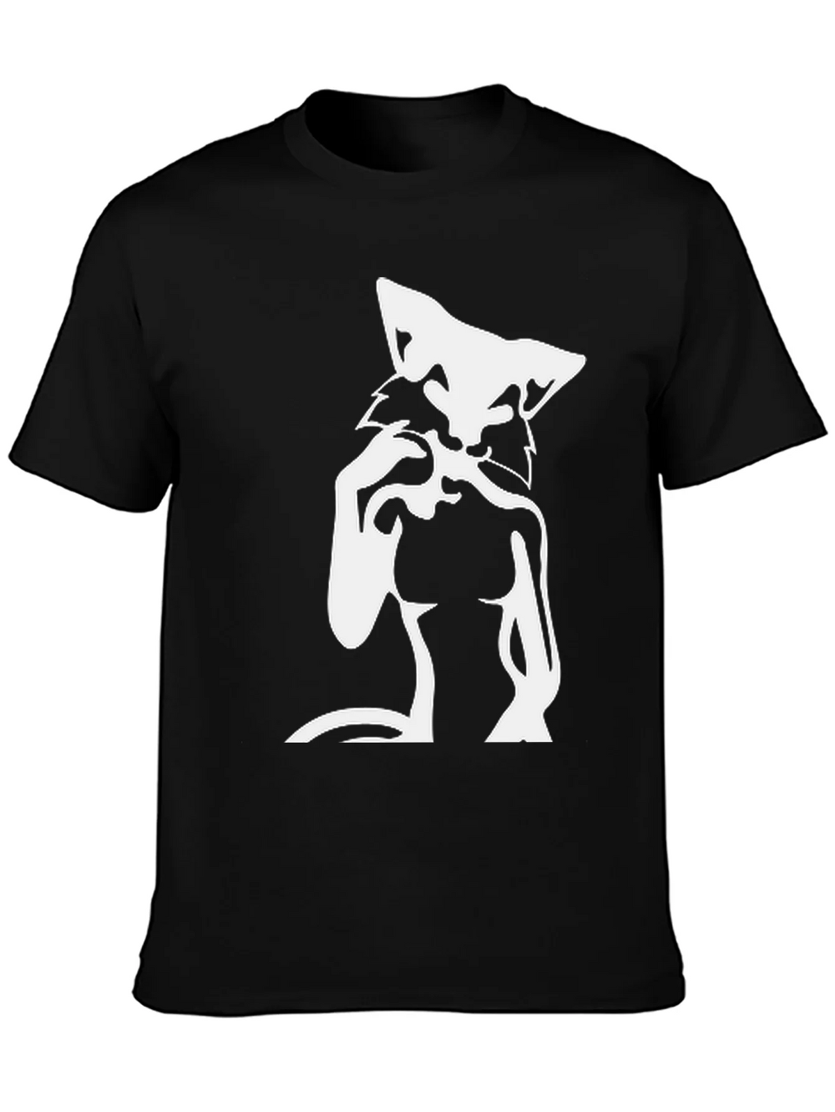 Wolf Graphic T-Shirt - Mens Black Tee product image 3