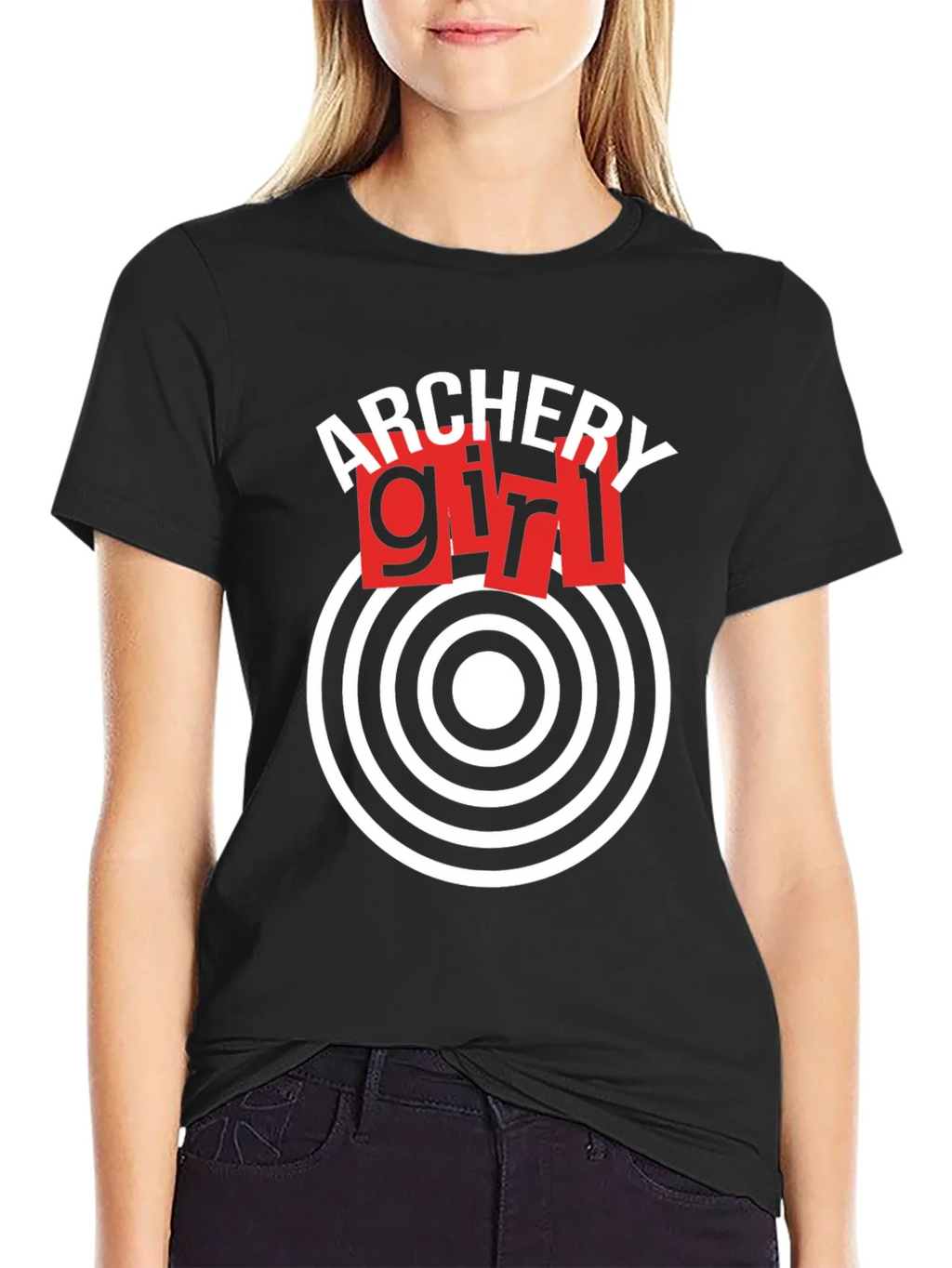 Archery Girl Target T-Shirt product image 2