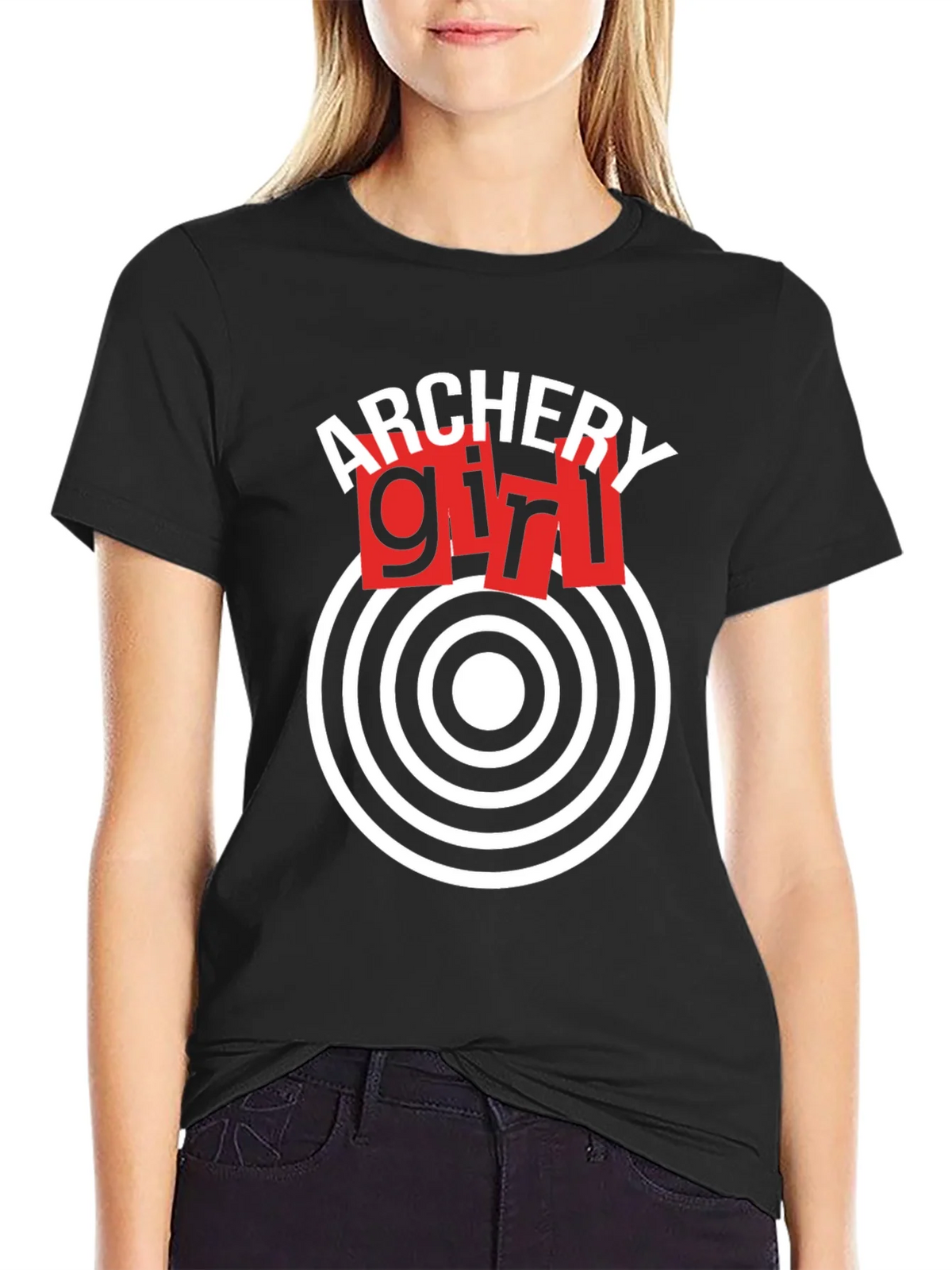 Archery Girl Target T-Shirt product image 2